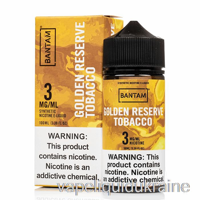 Vape Ukraine Golden Reserve Tobacco - Bantam Vape - 100mL 0mg